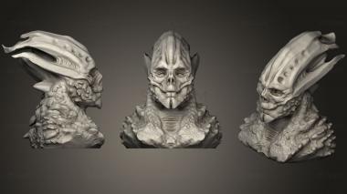 3D модель Голова инопланетянина (1) (STL)